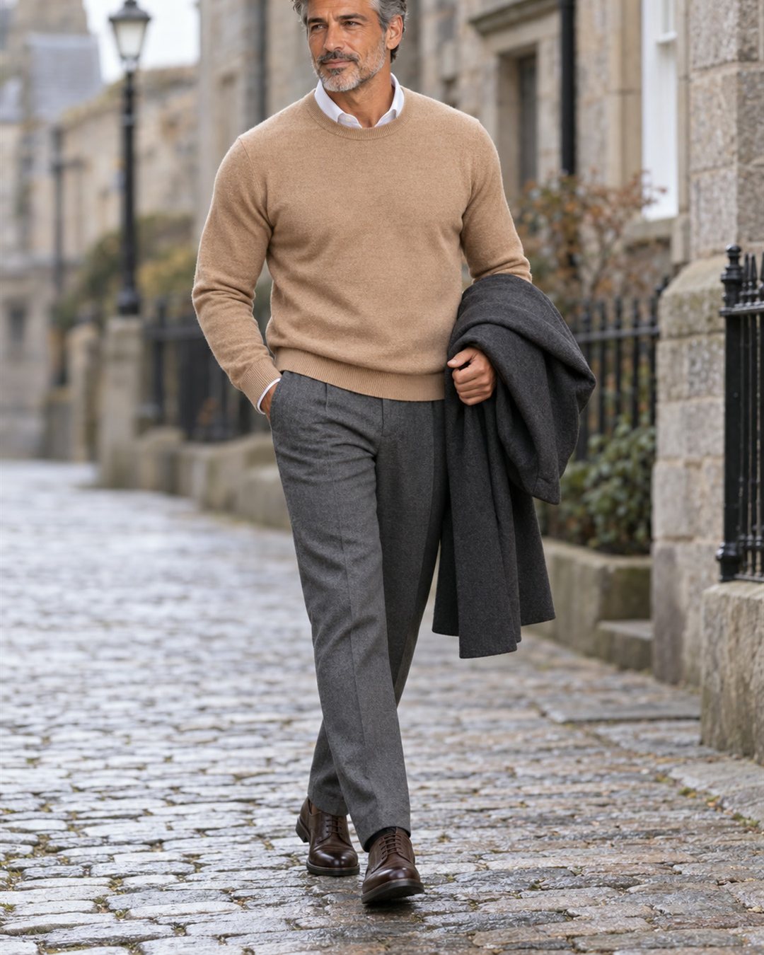 Aberdeen Merino Sweater — styled outfit