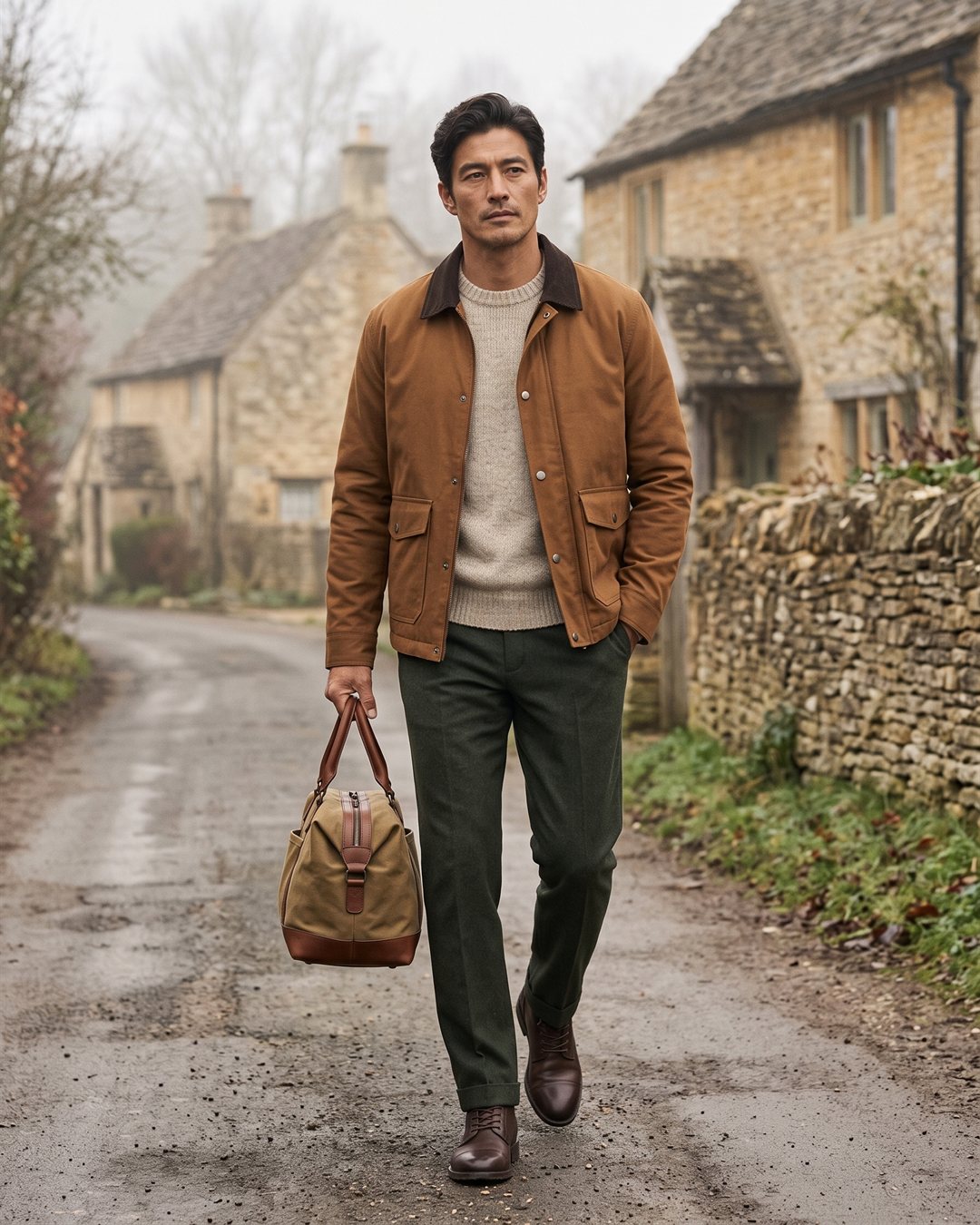 Cotswold Quilted Jacket — styled outfit