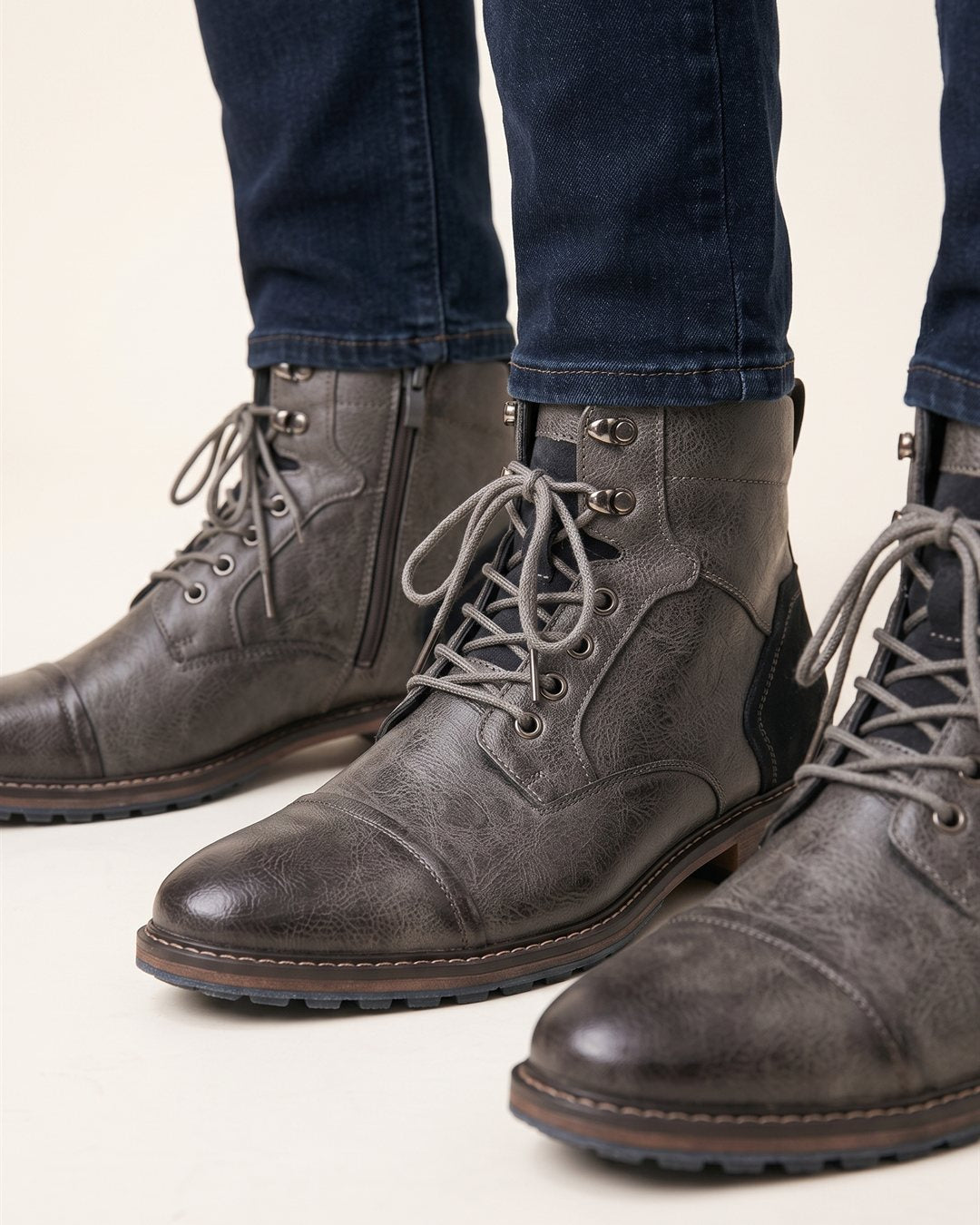 Dublin Leather Boots — construction detail