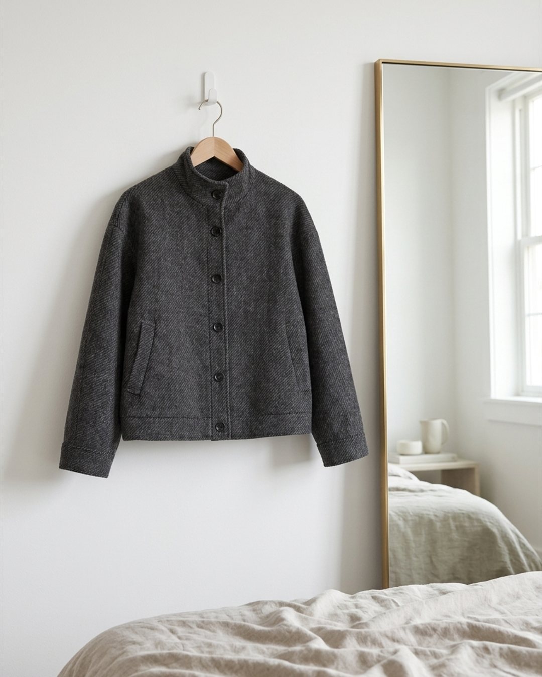 Lucerne Short Wool Coat — product view