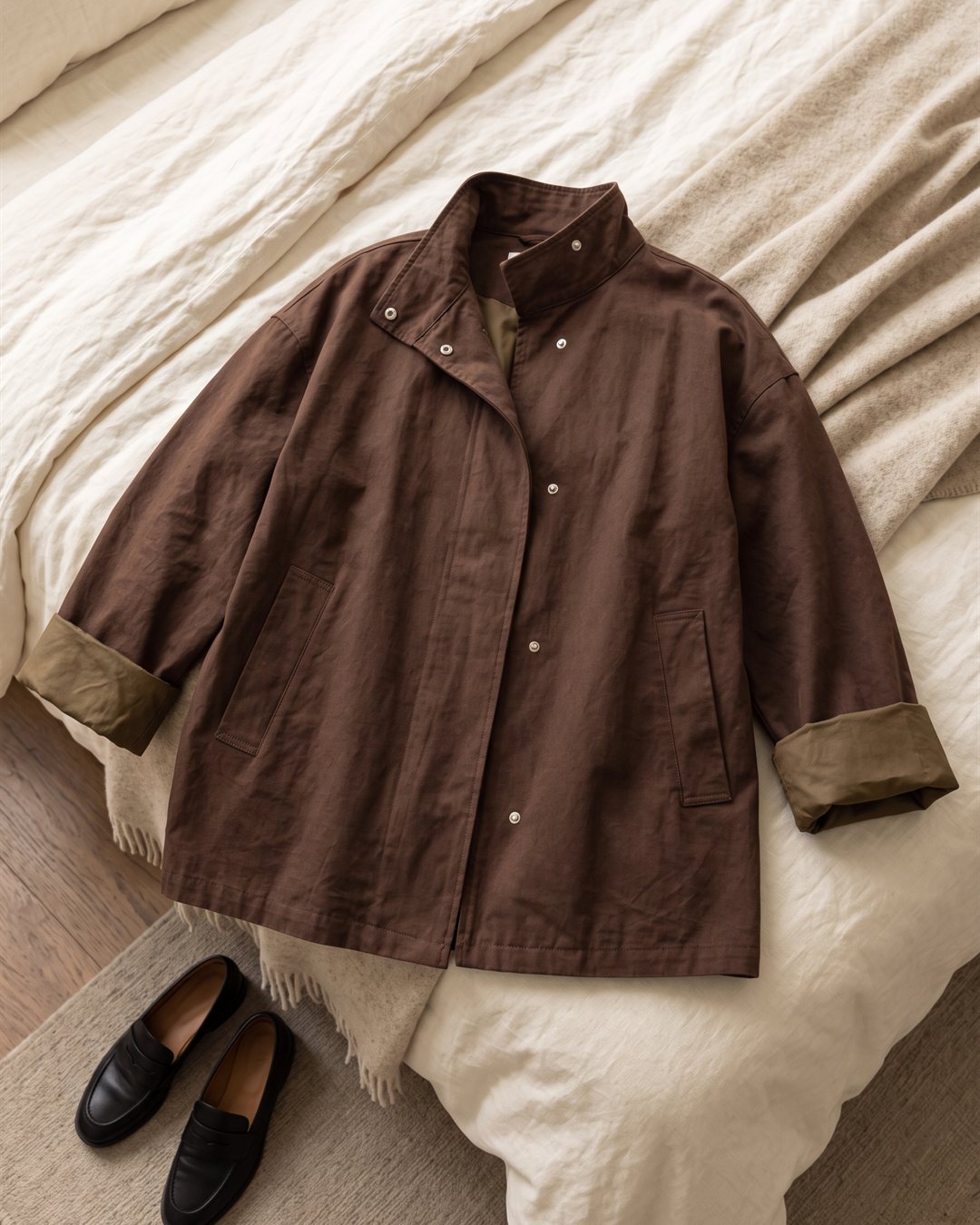 Lyon Short Trench — product view