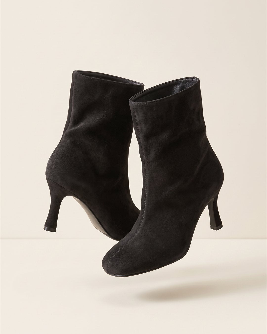 Monaco Ankle Boots in Black — color view