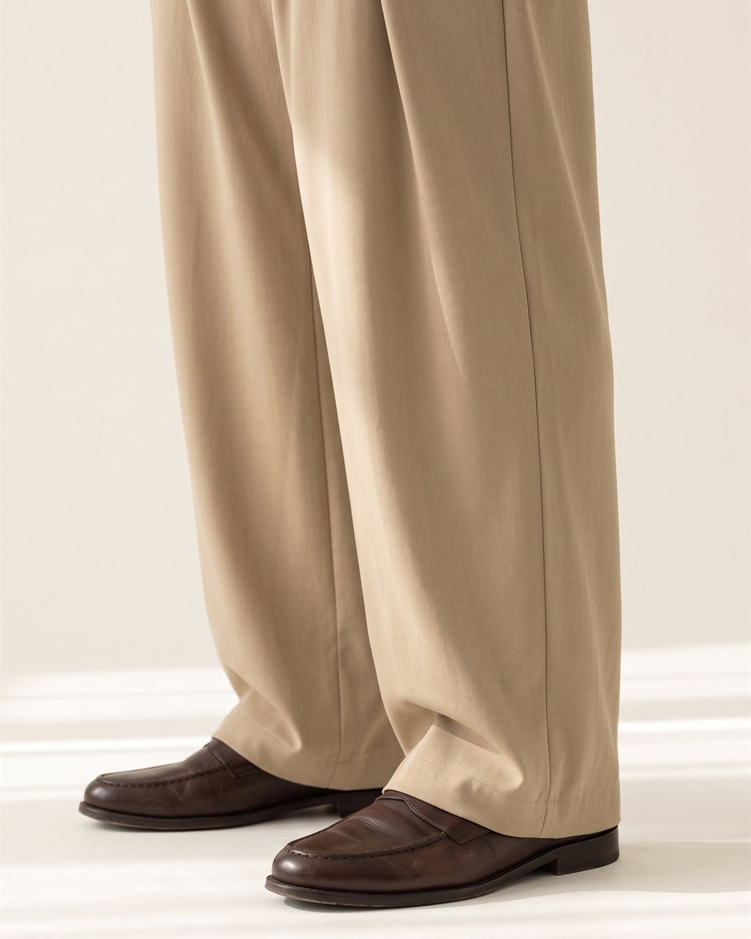 Naples Pleated Trousers — construction detail