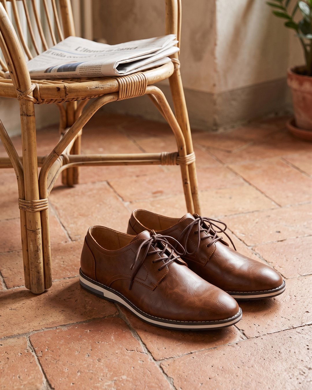 Ravenna Leather Loafers — product view