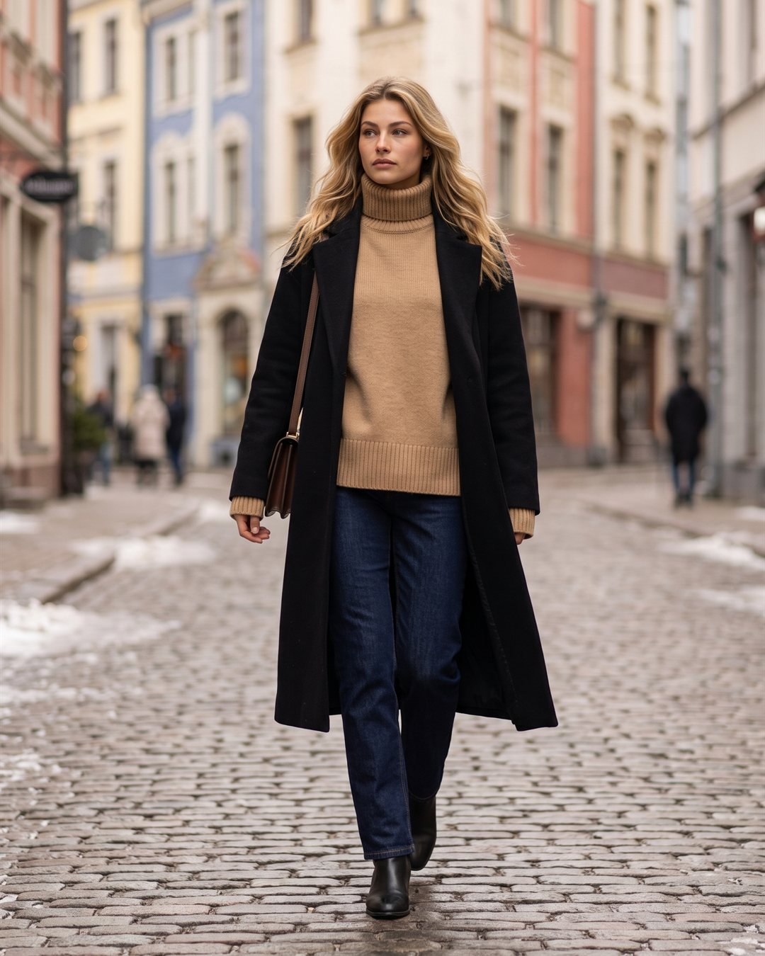 Riga Turtleneck Sweater — styled outfit