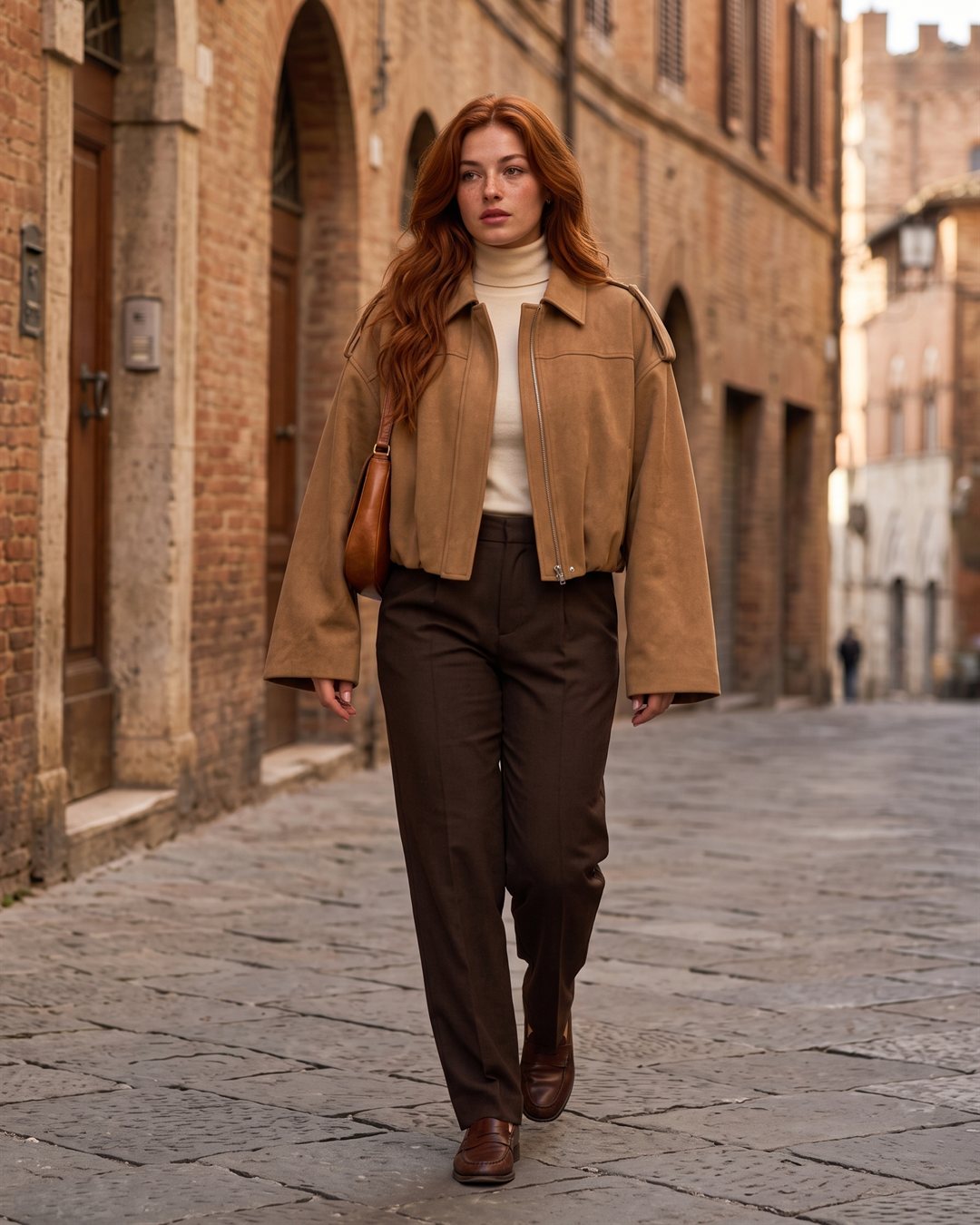 Siena Suede Jacket — styled outfit