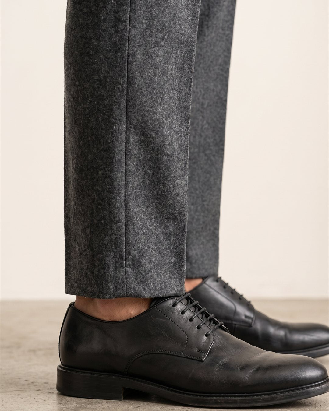 Turin Wool Trousers — construction detail