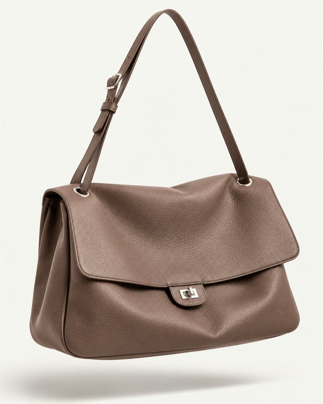 Verona Soft Leather Bag in Mocha — color view