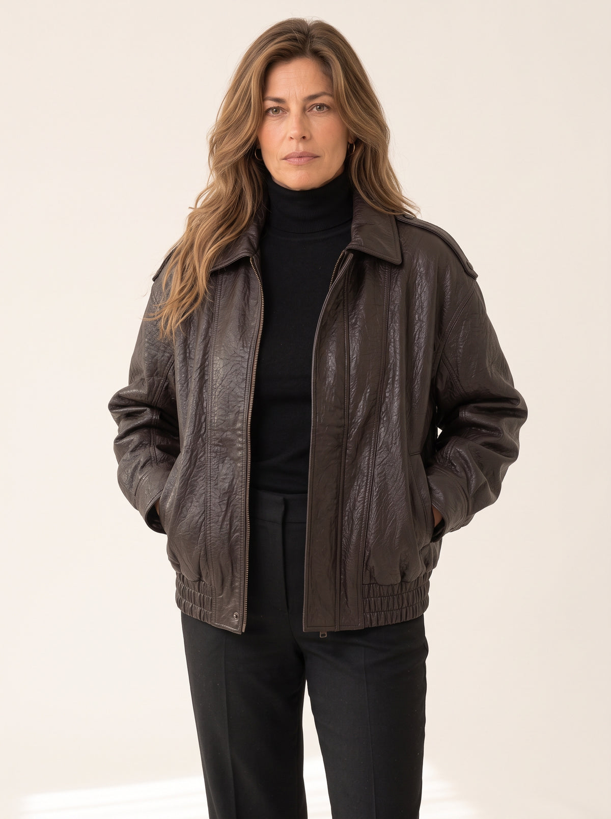 Bergen Fur-Collar Jacket — color view