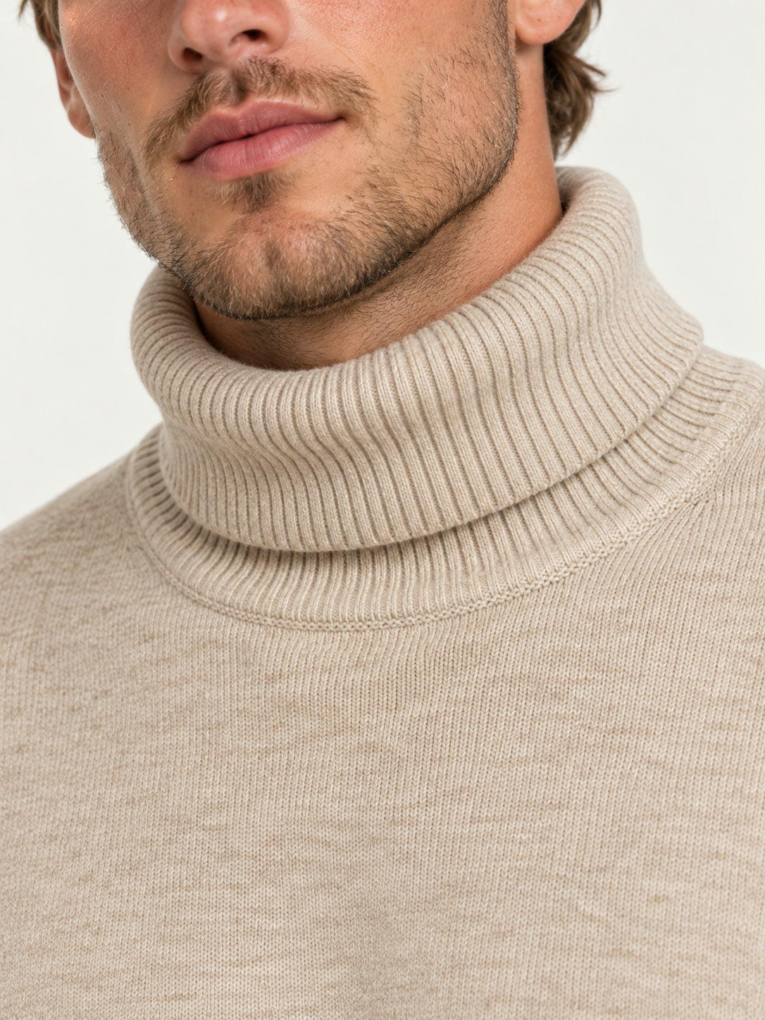 Bern Knit Turtleneck — construction detail