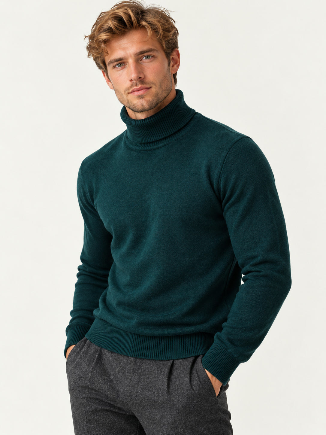 Bern Knit Turtleneck — color view
