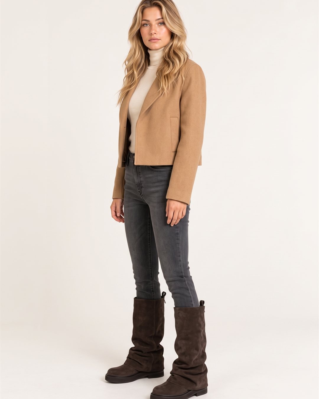 Antwerp Slouch Boots — color view