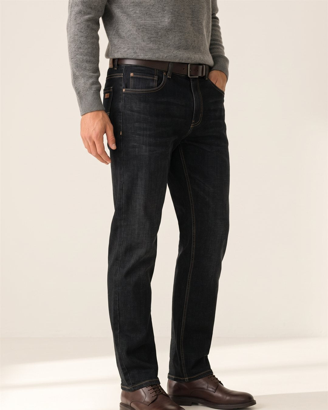 Berlin Black Jeans in Black — color view