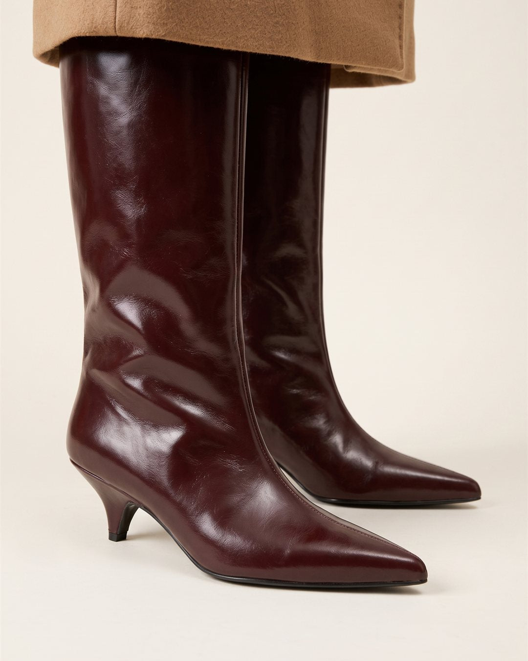 Bologna Knee Boots — construction detail