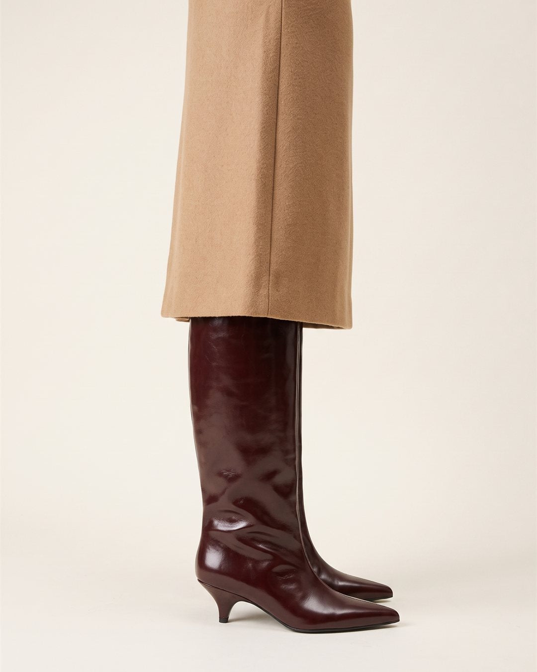 Bologna Knee Boots — construction detail