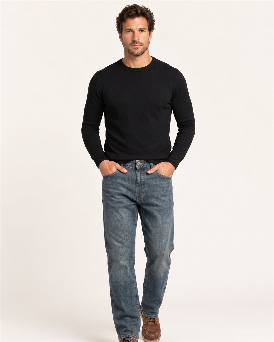 Copenhagen Straight Jeans in Vintage-blue — color view
