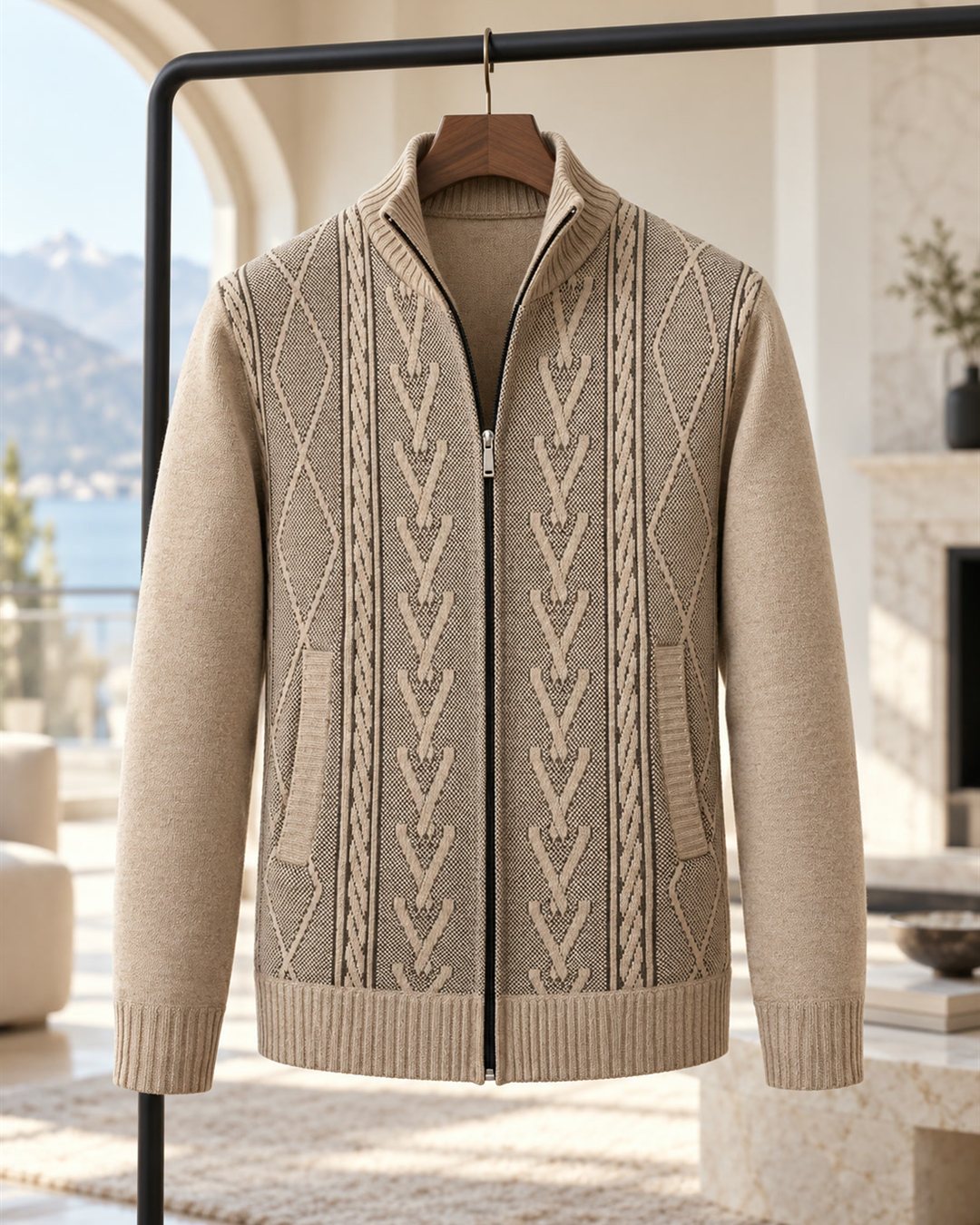 Lugano Knit Jacket — product view