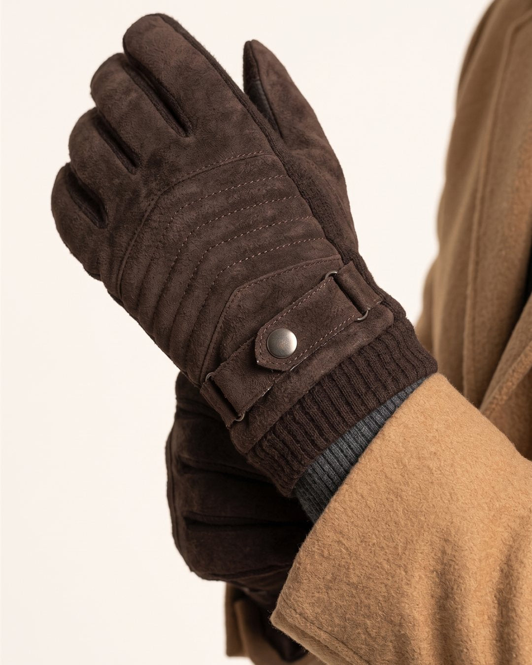 Oxford Leather Gloves — construction detail