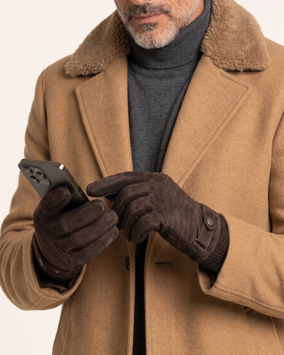 Oxford Leather Gloves — construction detail