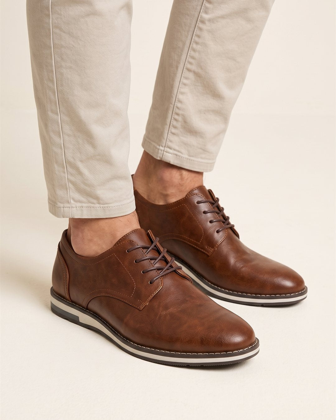Ravenna Leather Loafers — construction detail