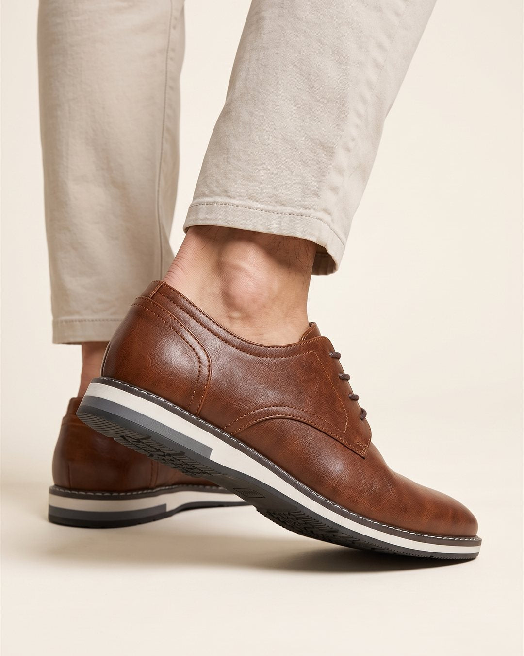 Ravenna Leather Loafers — construction detail
