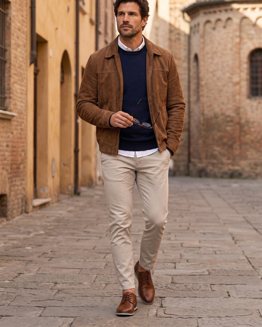 Ravenna Leather Loafers — styled outfit