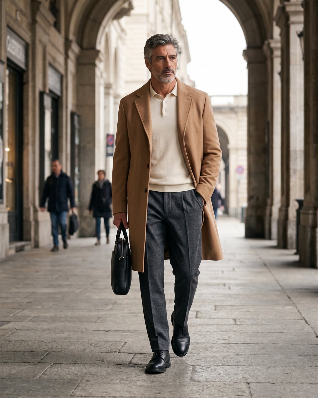 Turin Wool Trousers — styled outfit