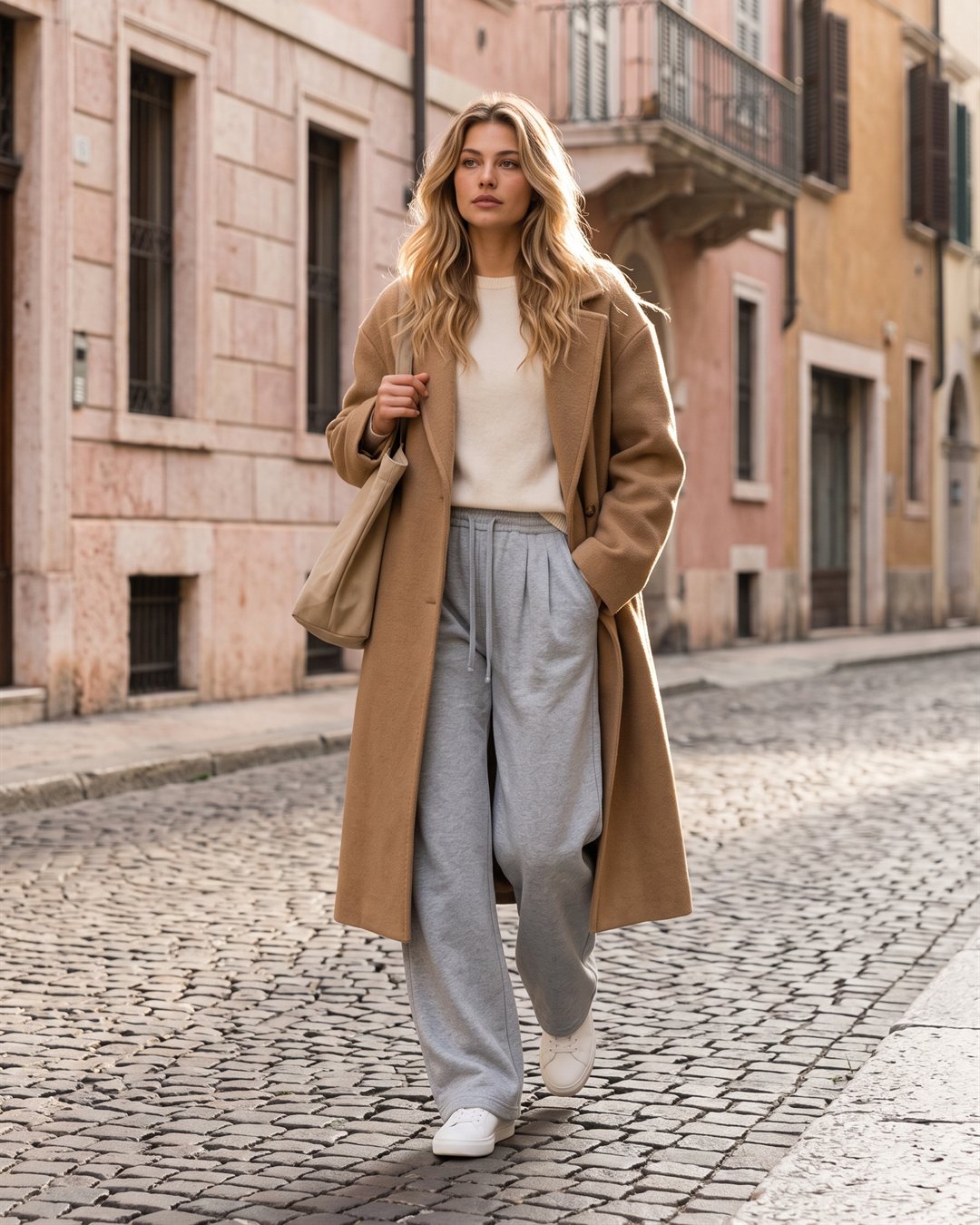 Verona Wide Trousers — styled outfit