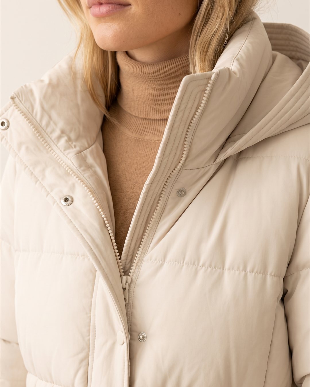 Zermatt Belted Puffer — construction detail