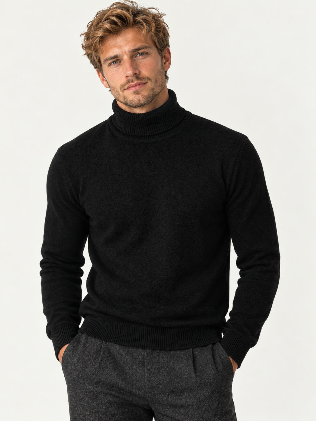 Bern Knit Turtleneck — color view