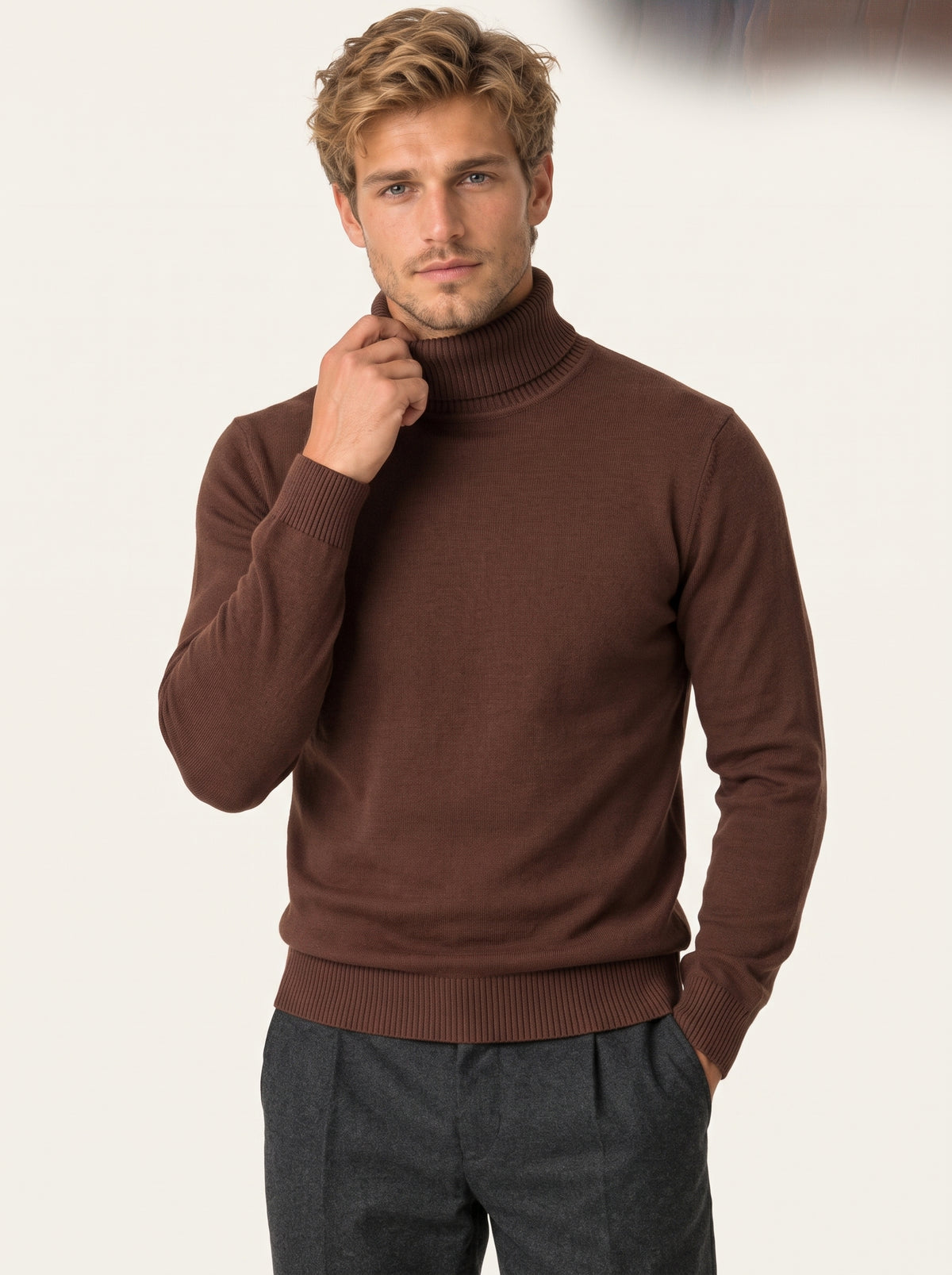 Bern Knit Turtleneck — color view